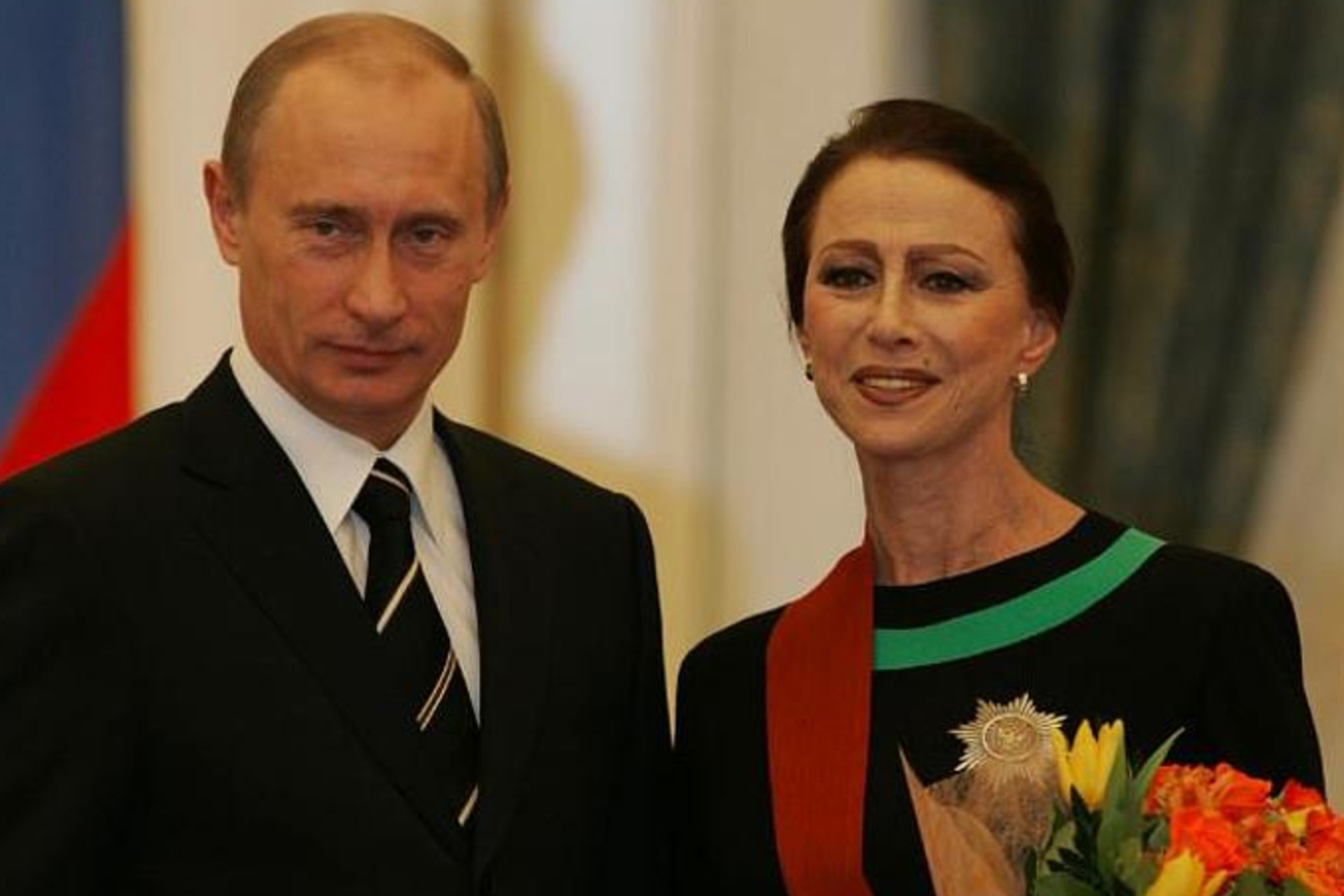 Майя Плисецкая и Владимир Путин
