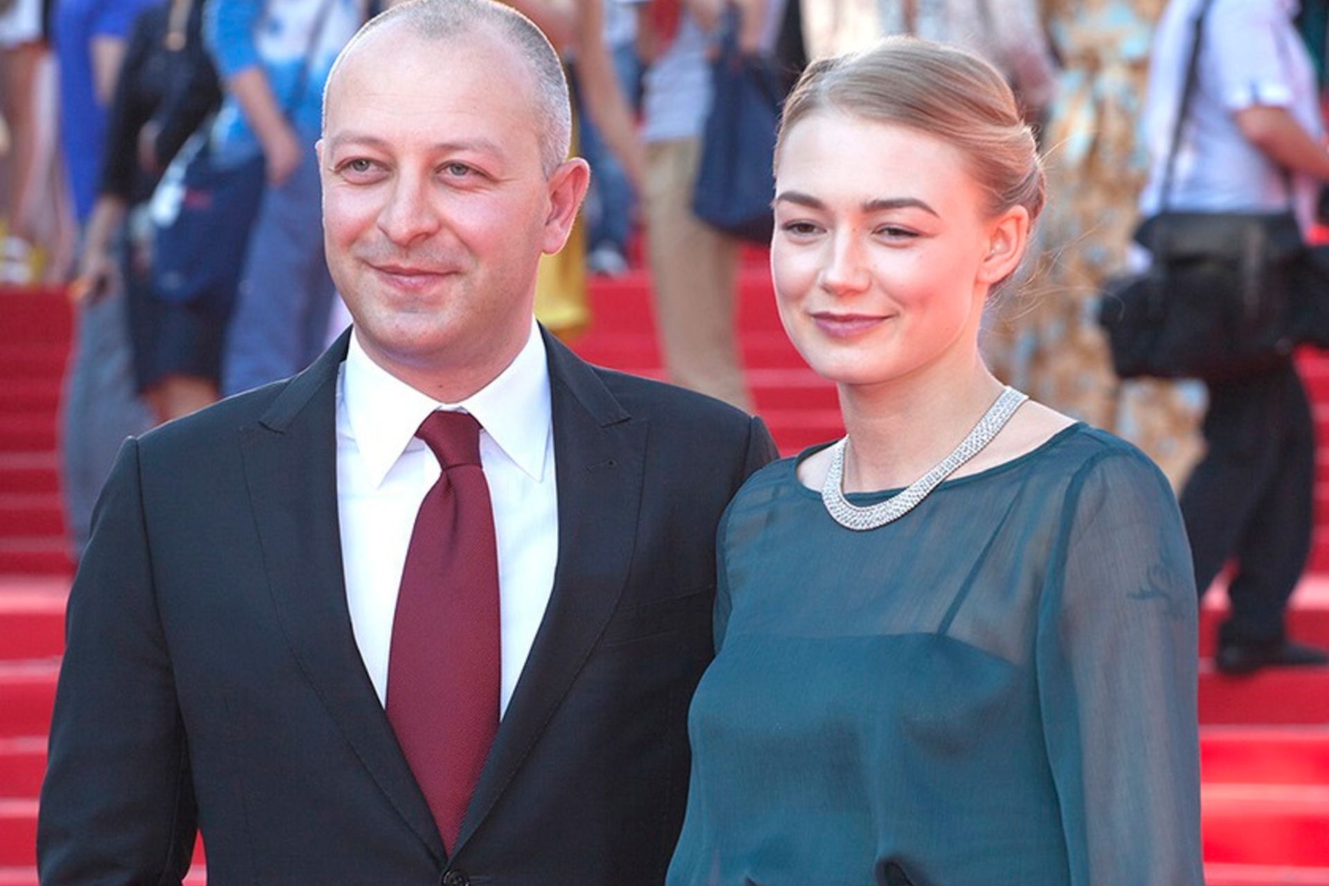 Оксана Акиньшина и её второй муж Арчил Геловани