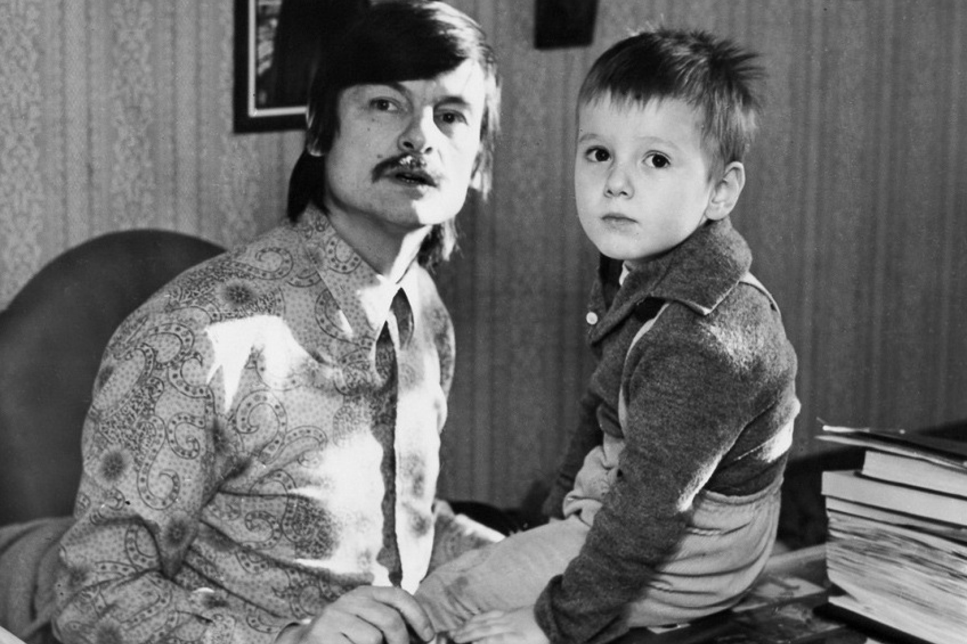 Андрей Тарковский с сыном Андреем