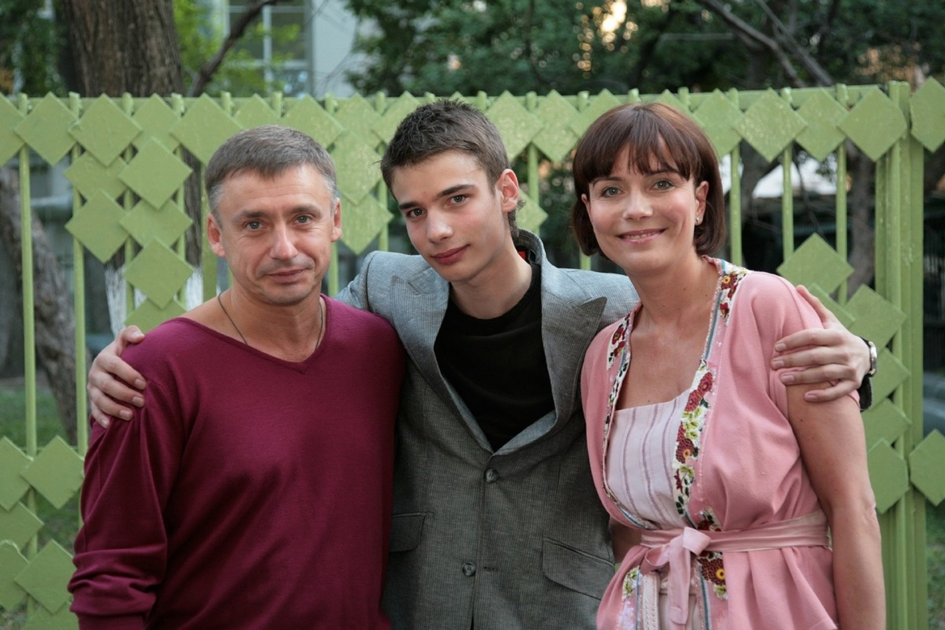 Антон Табаков, Екатерина Семёнова и их сын Никита