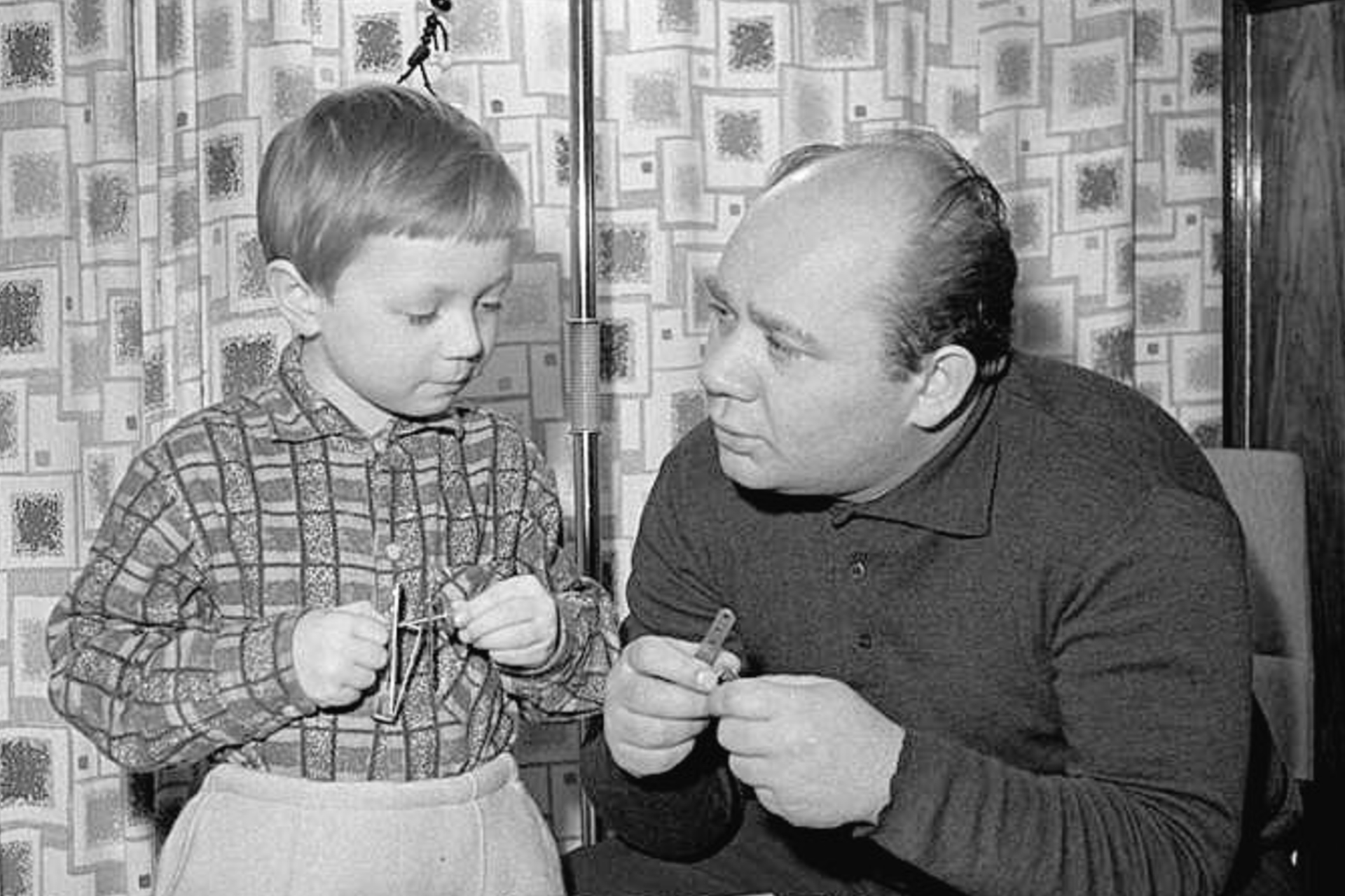 Евгений Леонов и его сын Андрей Леонов
