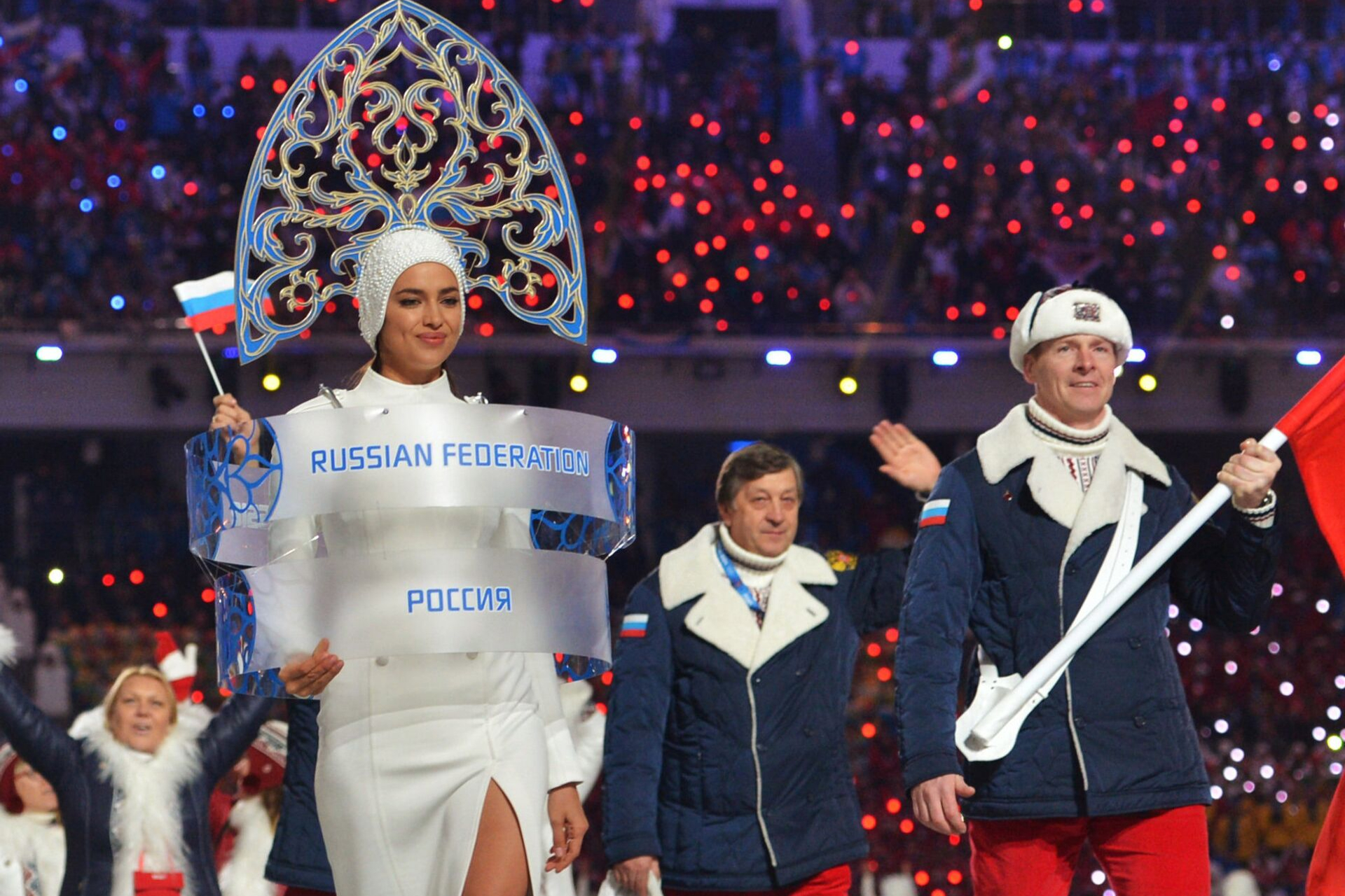 Ирина Шейк в Сочи на Олимпиаде – 2014