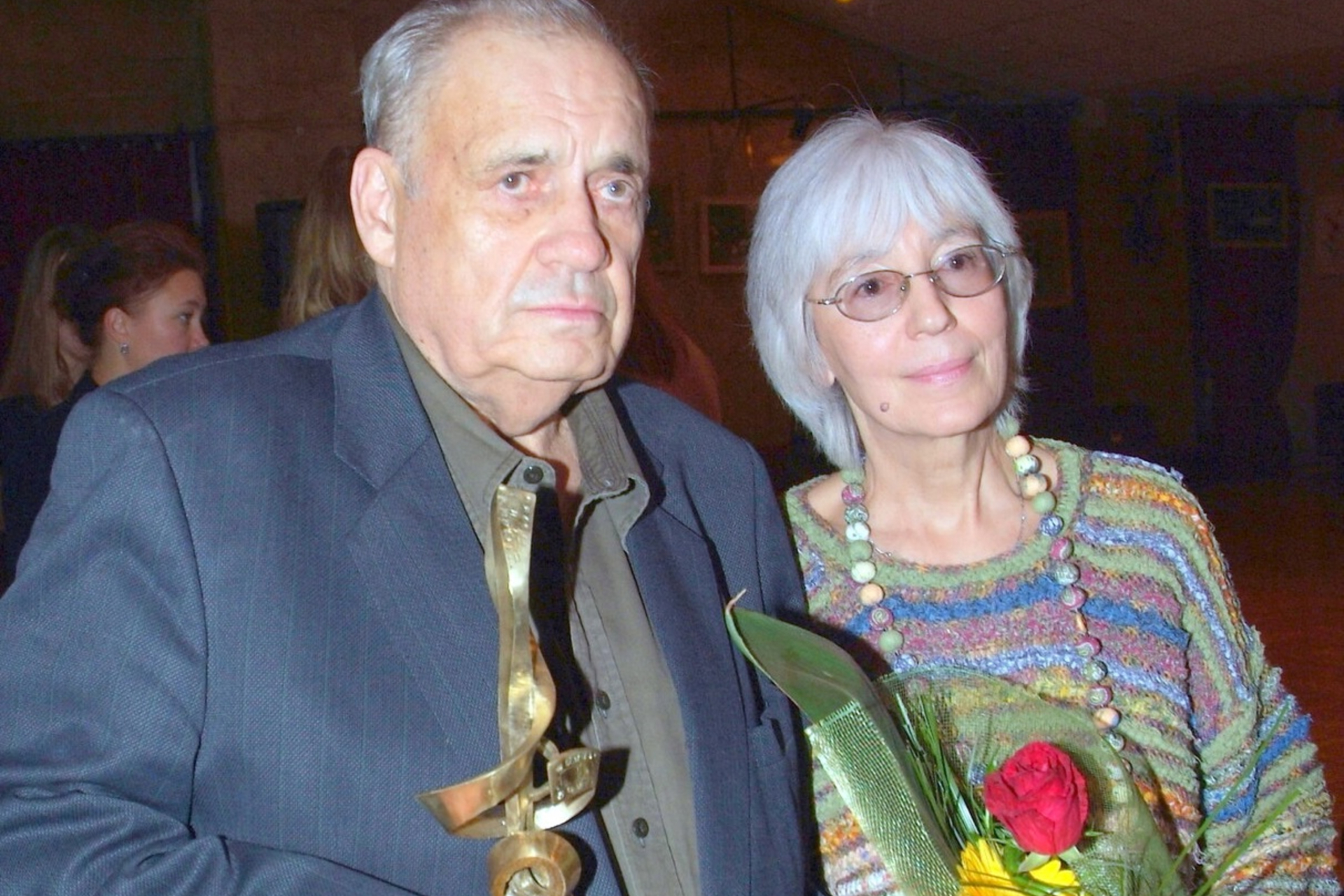 Эльдар Рязанов и его третья жена Эмма Абайдуллина