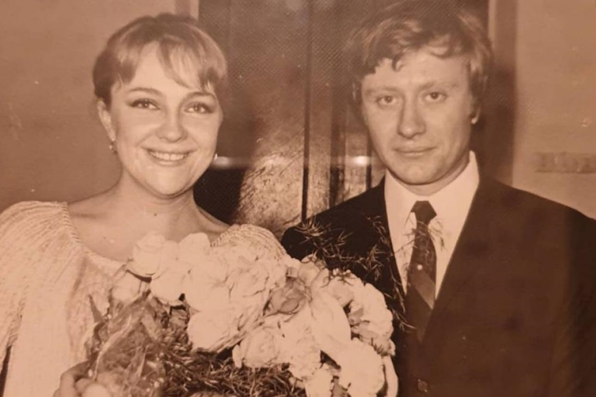 Андрей Миронов и его первая жена Екатерина Градова