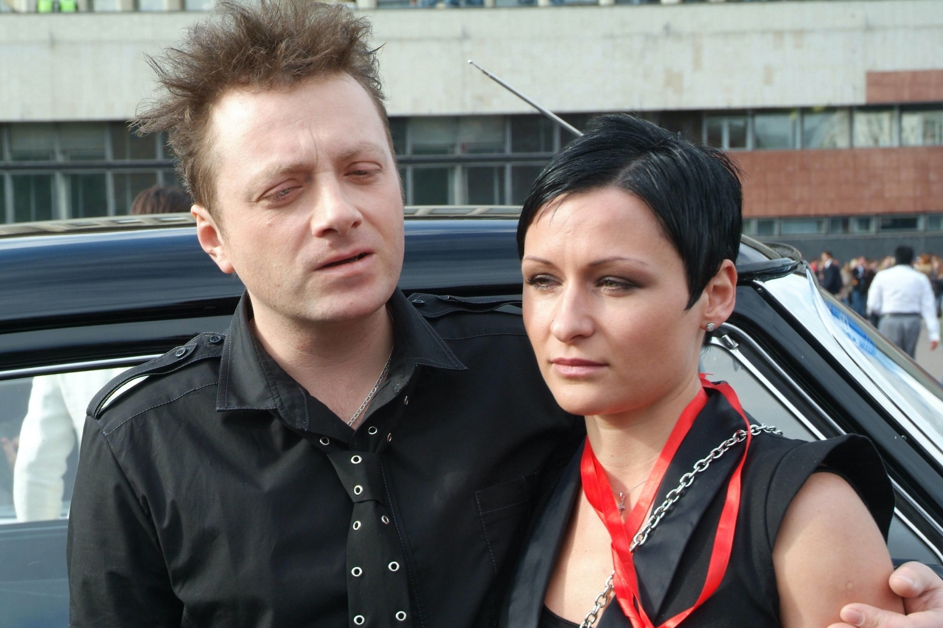 Глеб Самойлов и его вторая жена Анна Чистова