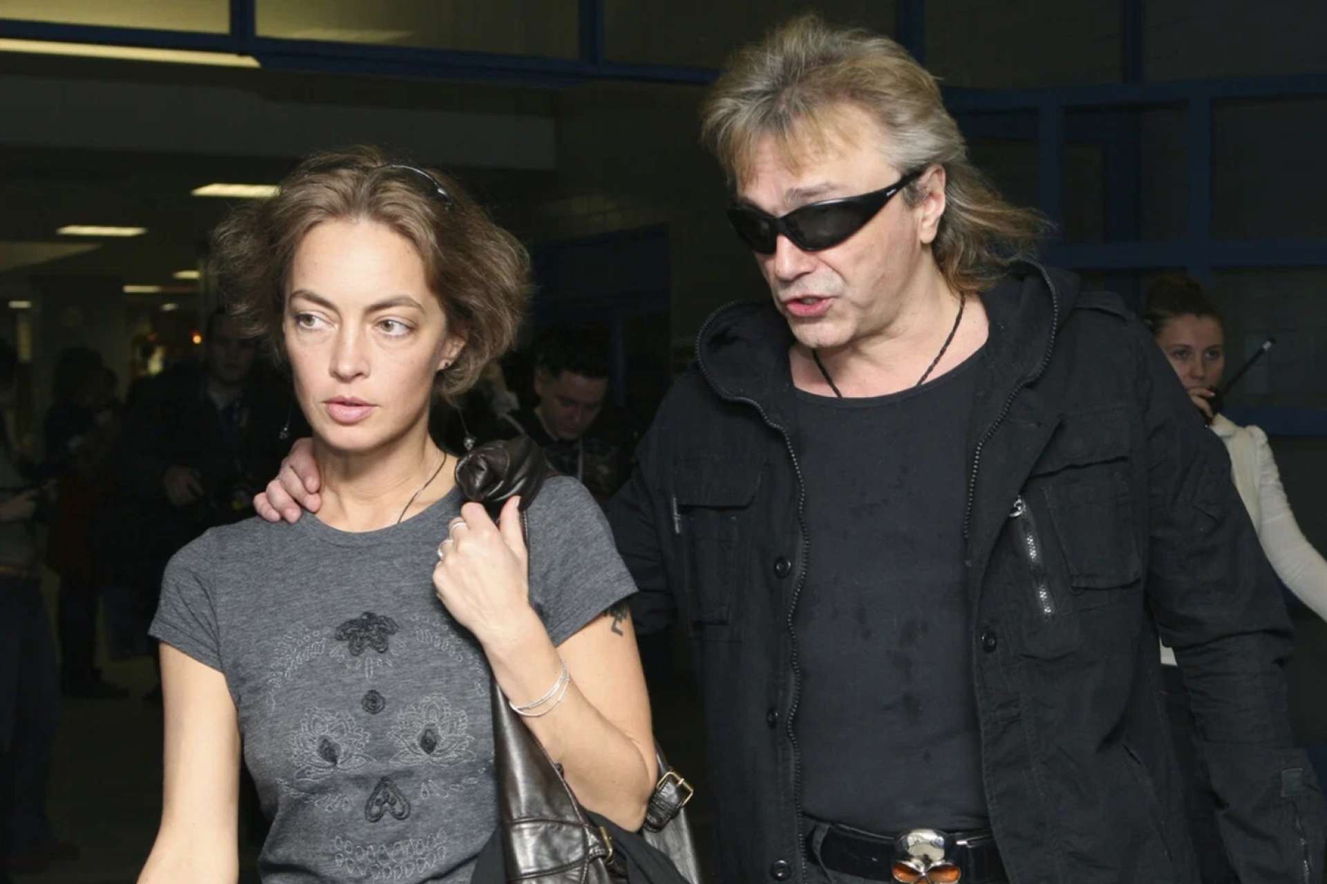 Константин Кинчев с женой Александрой Локтевой