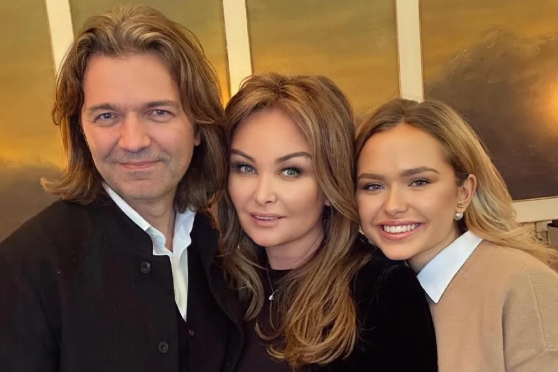 Дмитрий Маликов с женой и дочерью