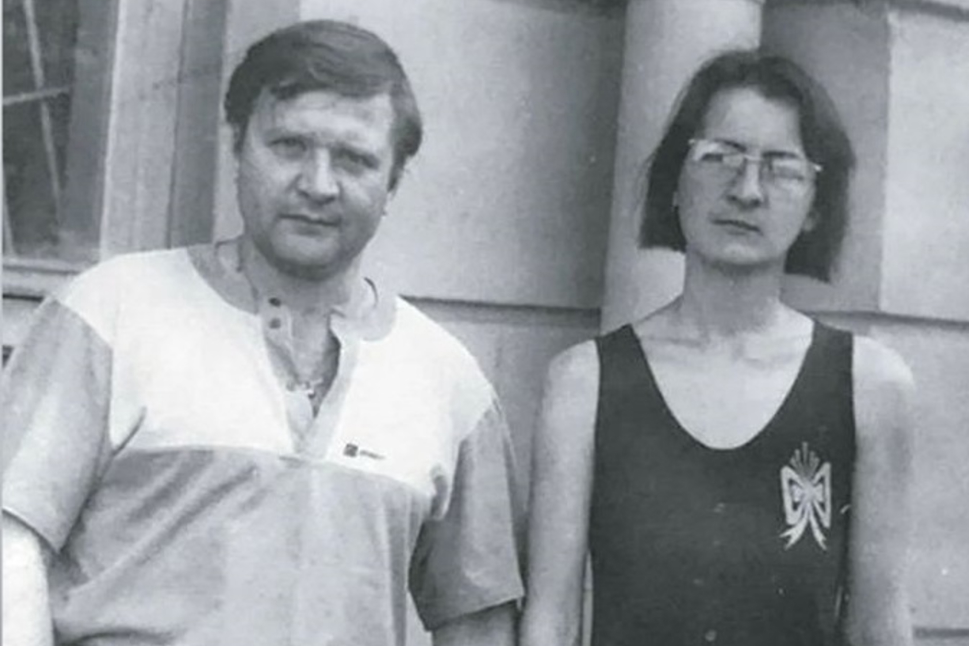 Роман Мадянов с женой в молодости