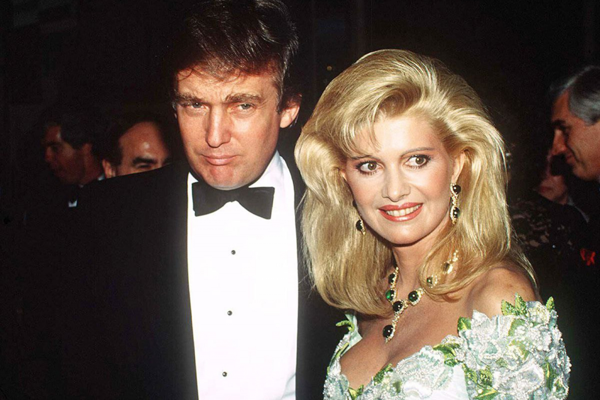 Дональд Трамп и его первая жена Ивана Трамп