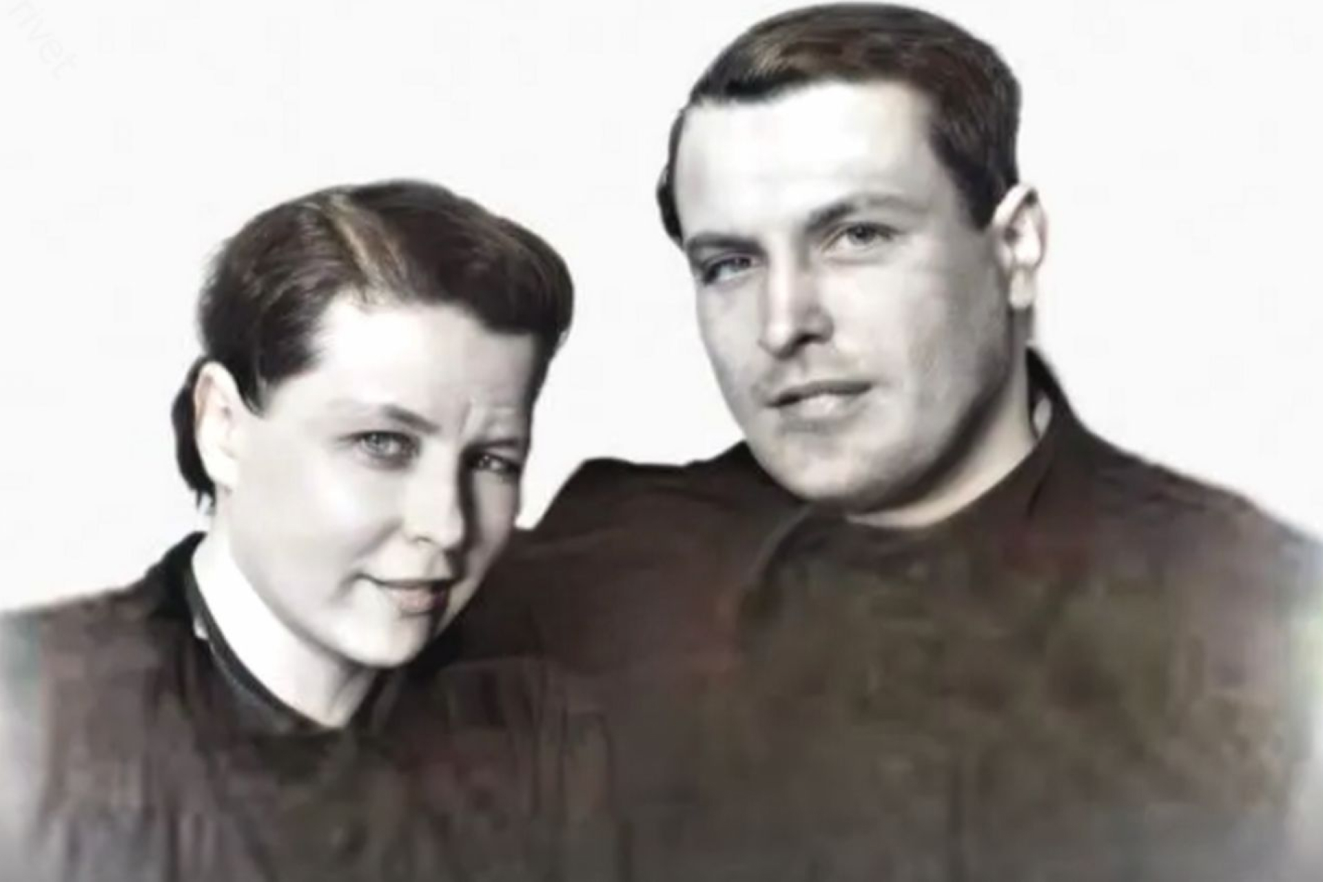Екатерина Фурцева и её первый муж Пётр Битков