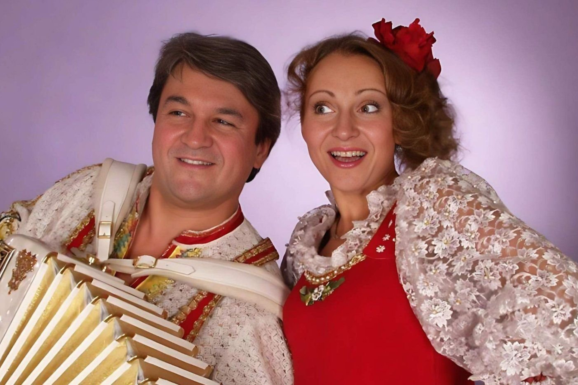 Валерий Сёмин и его бывшая жена Лена Василёк в молодости