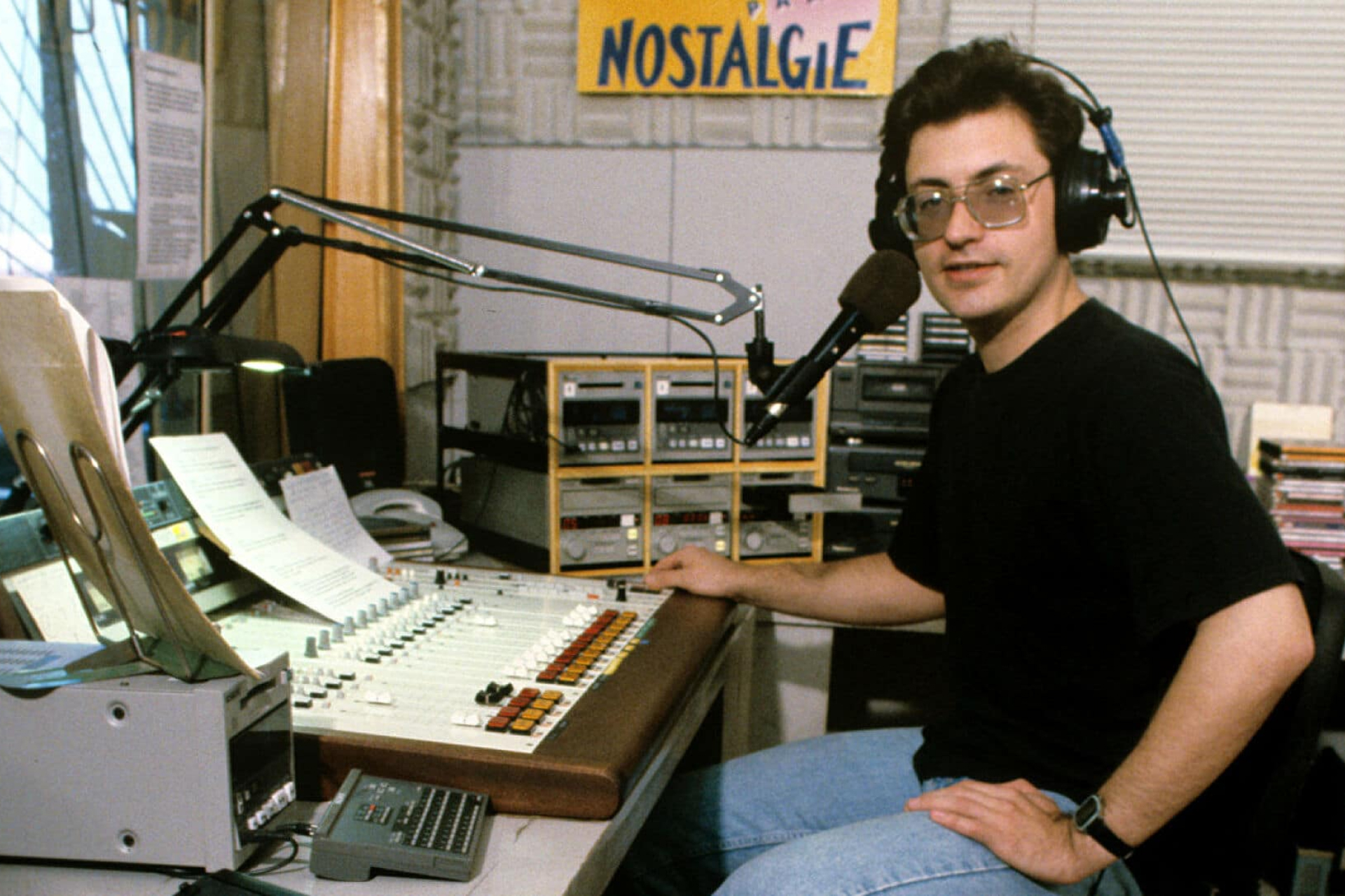 Андрей Норкин в молодости на радио «Ностальжи»