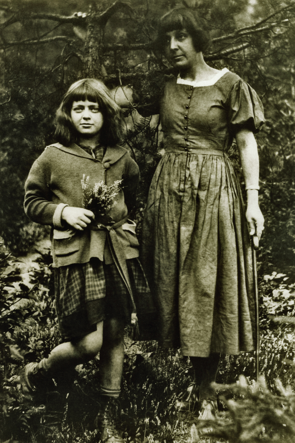 Марина Цветаева с дочерью Ариадной