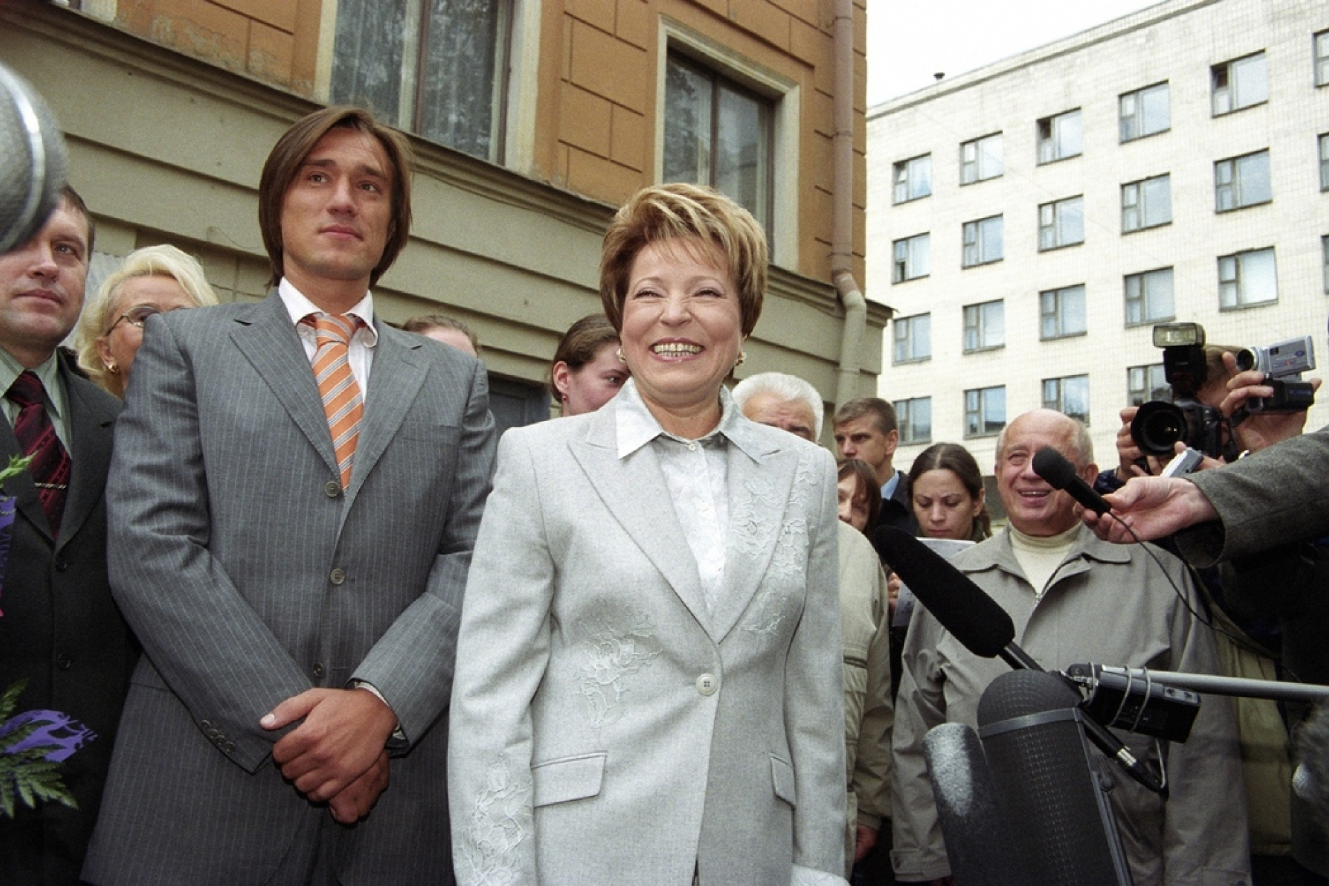 Валентина Матвиенко с сыном Сергеем Матвиенко