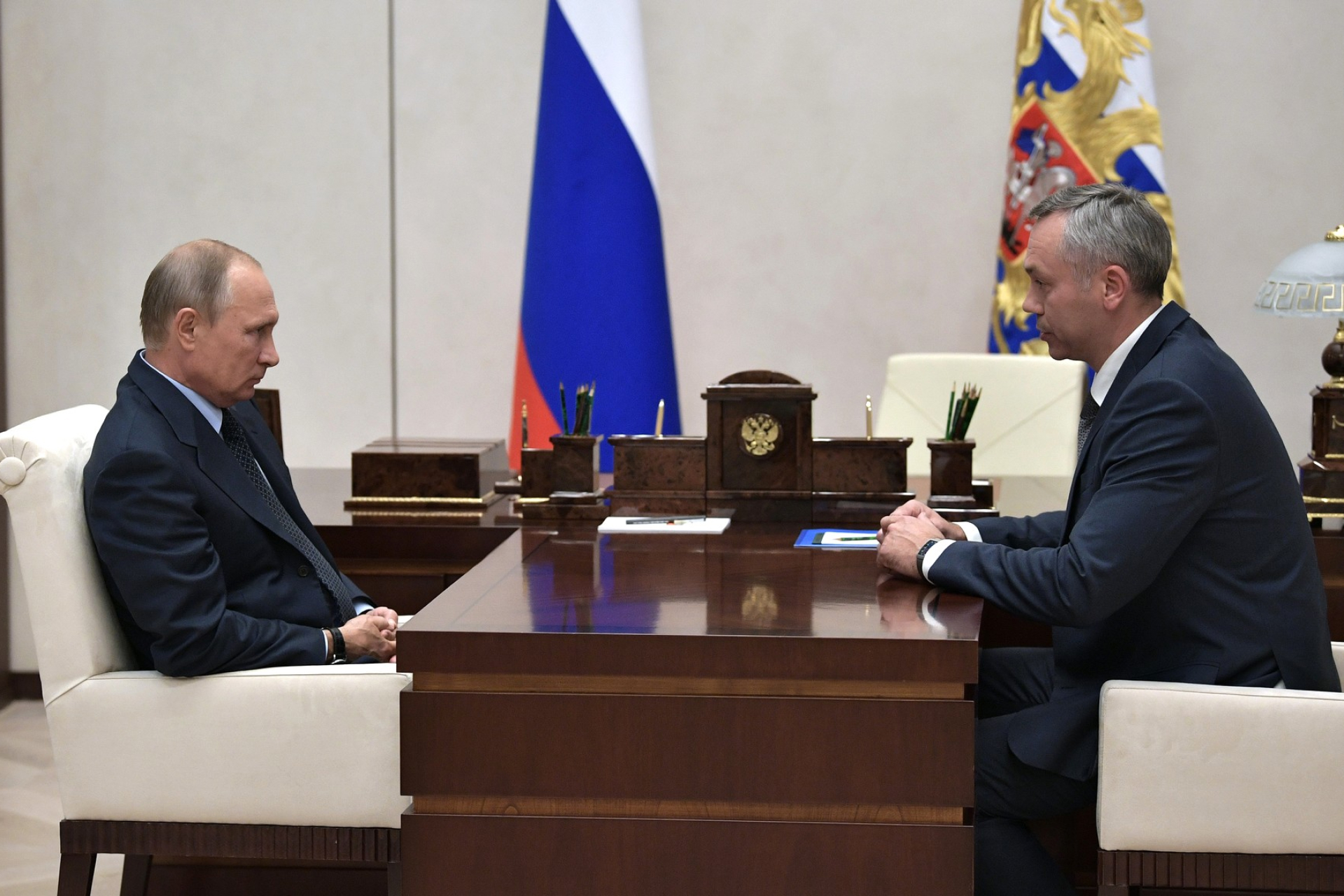 Андрей Травников и Владимир Путин