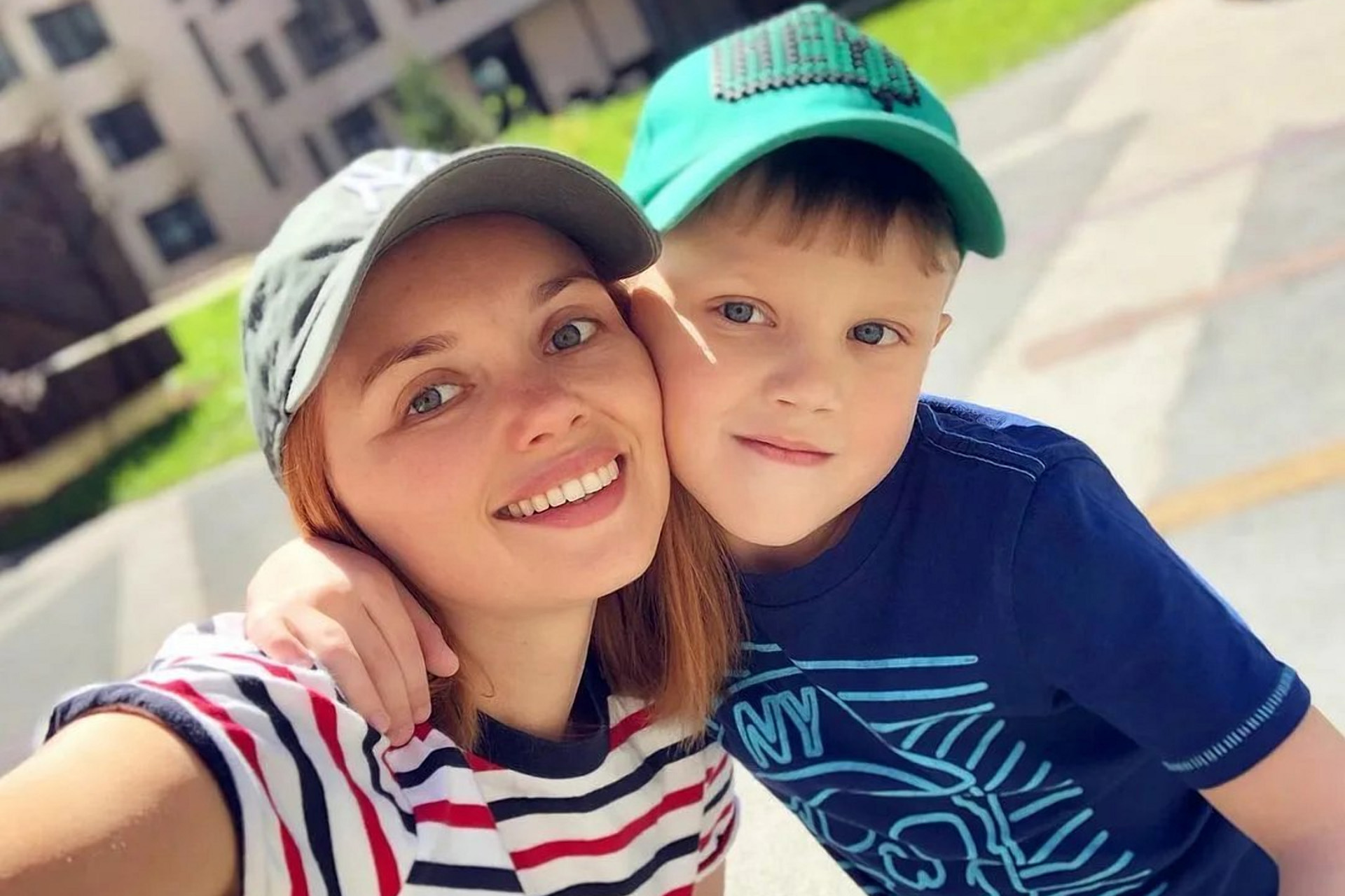Актриса Ольга Кузьмина с сыном Гордеем Терещенко