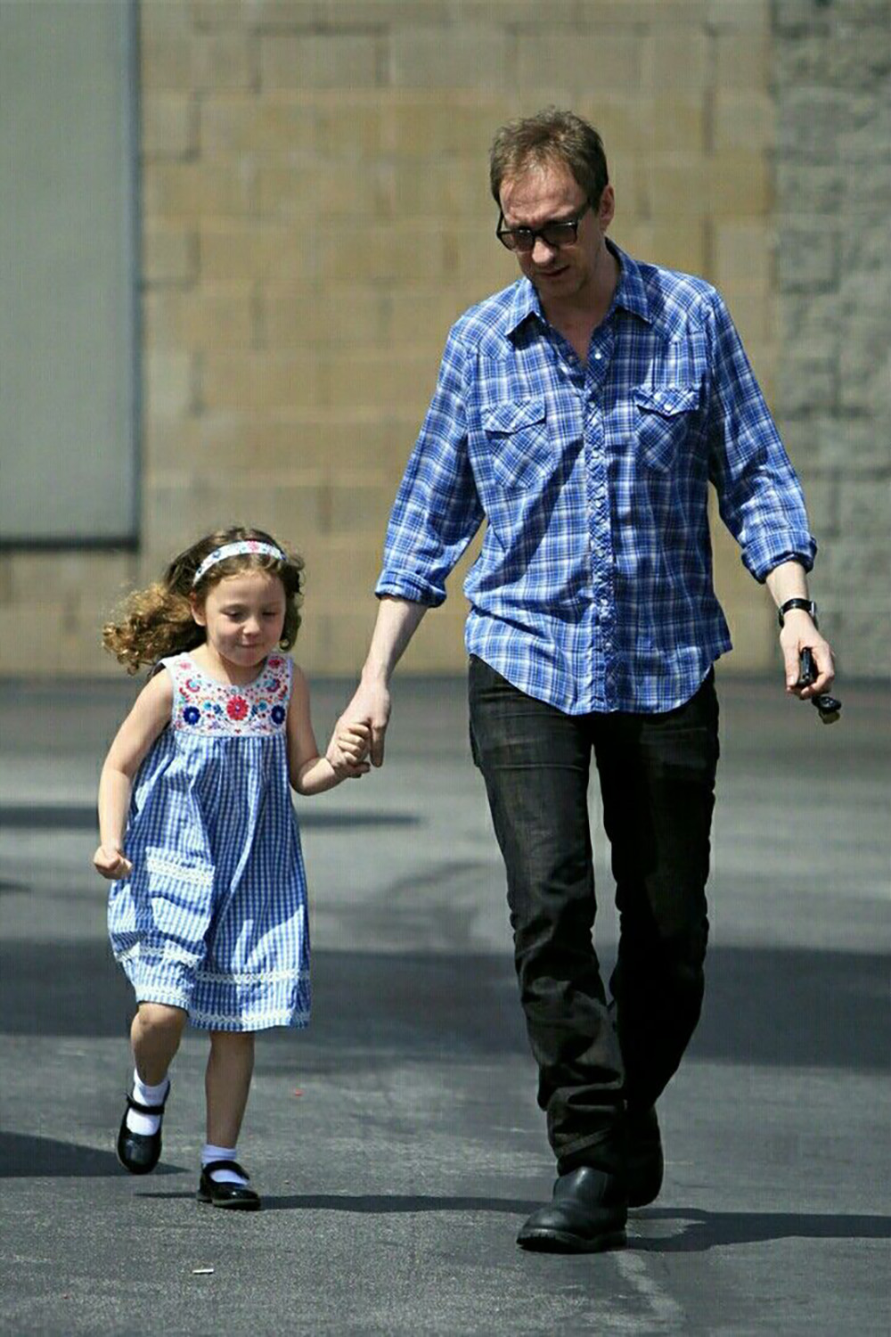 Дэвид Тьюлис с дочерью