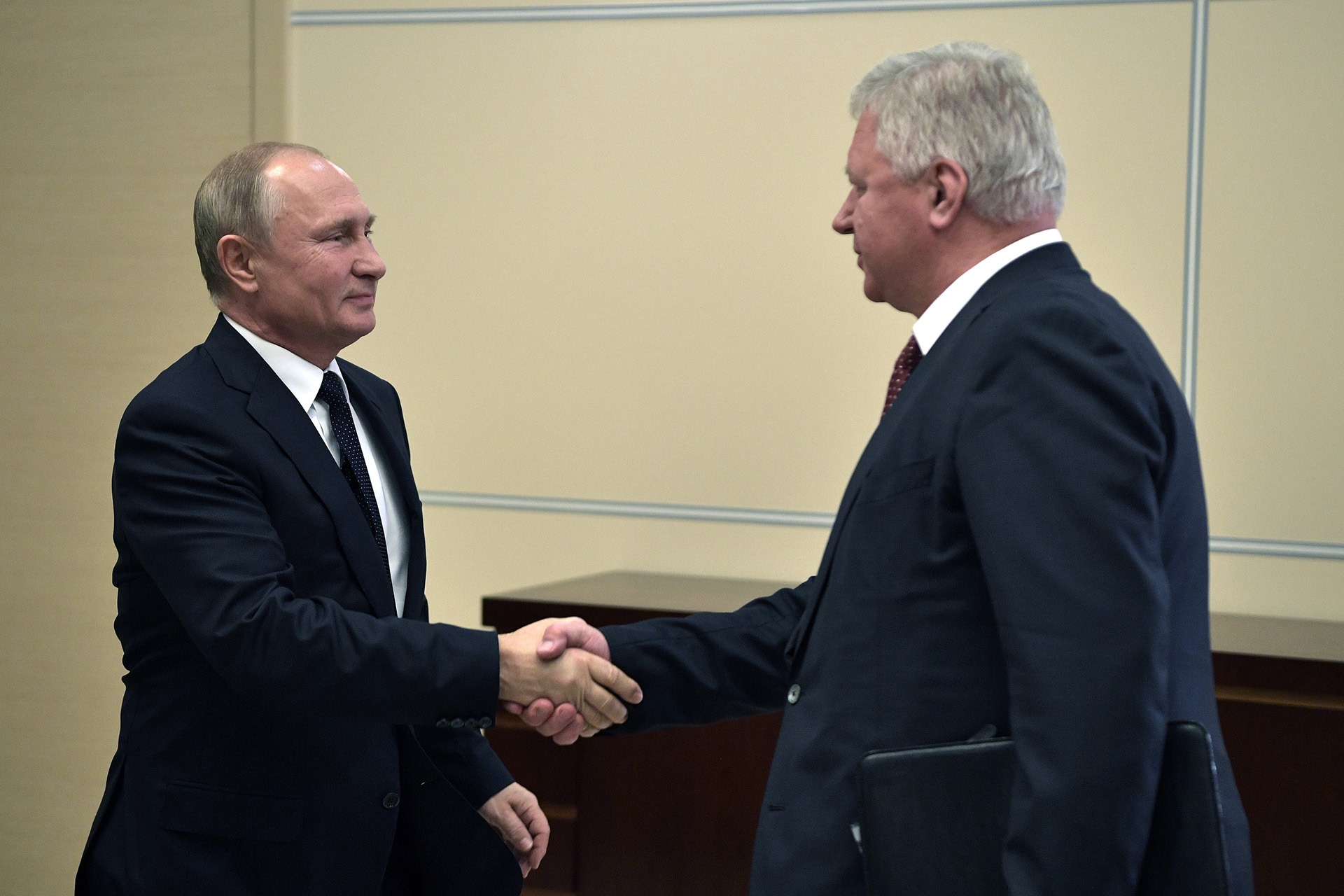 Михаил Шмаков с Владимиром Путиным