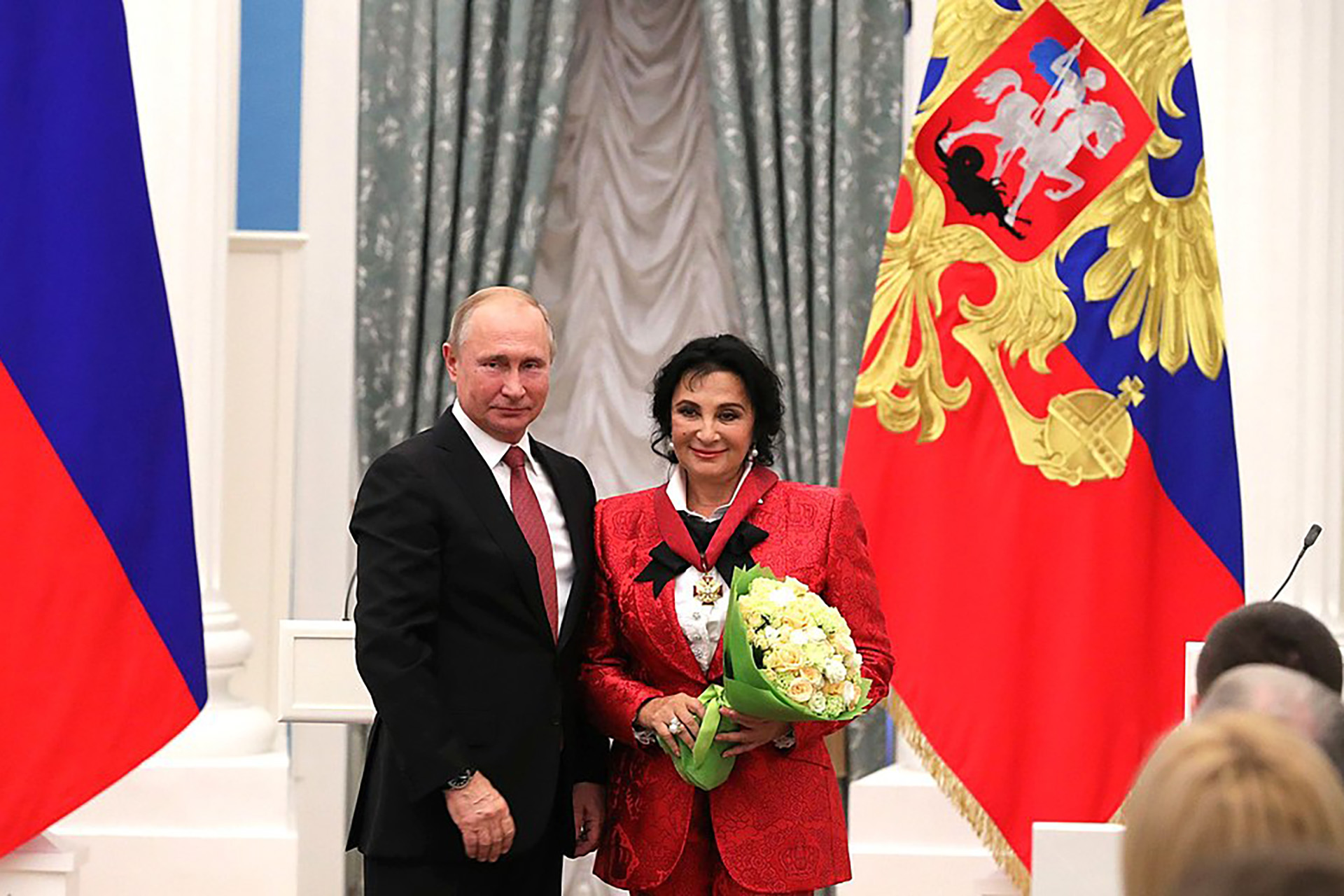Ирина Винер с президентом Владимиром Путиным