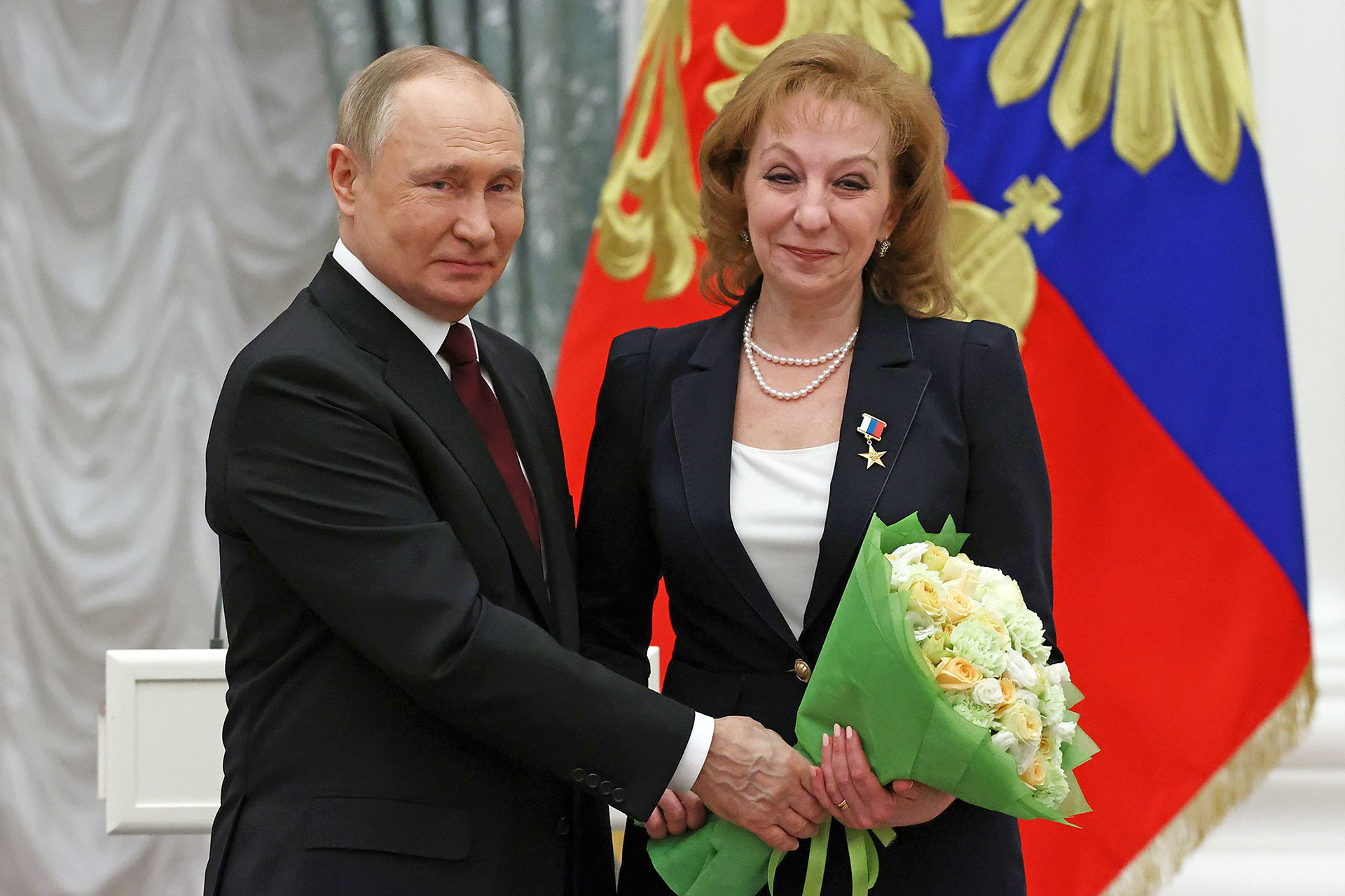 Марьяна Лысенко с Владимиром Путиным