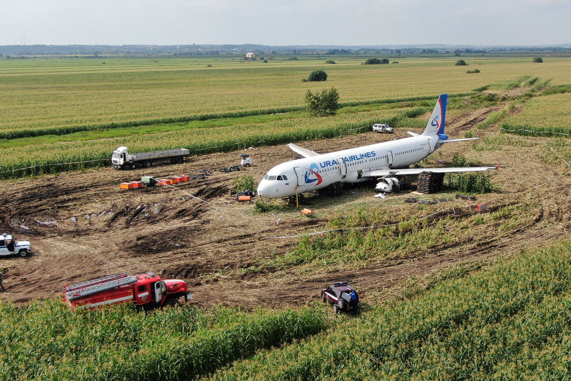 Аварийная посадка A321 под Жуковским