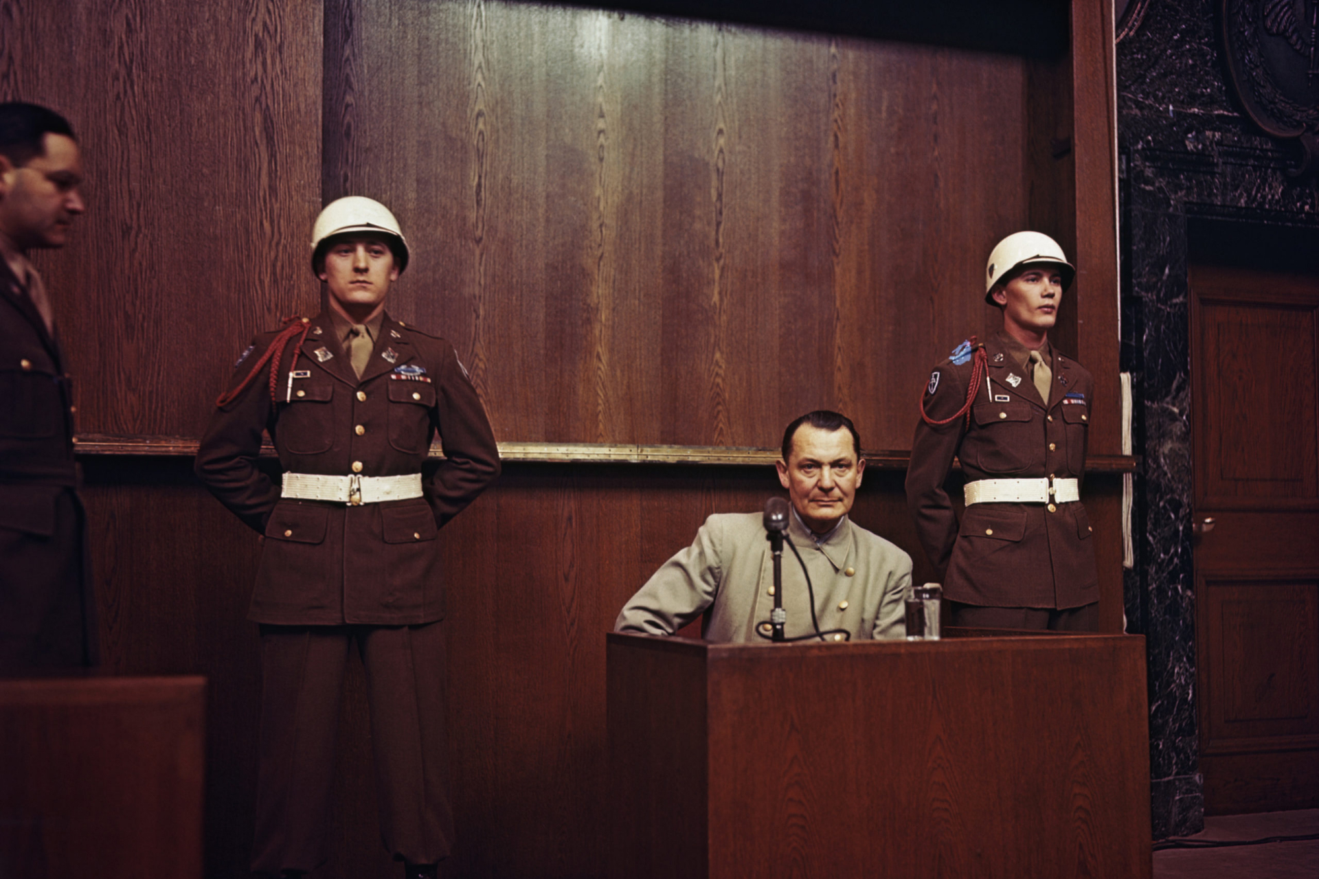 Герман Геринг на Нюрнбергском процессе
