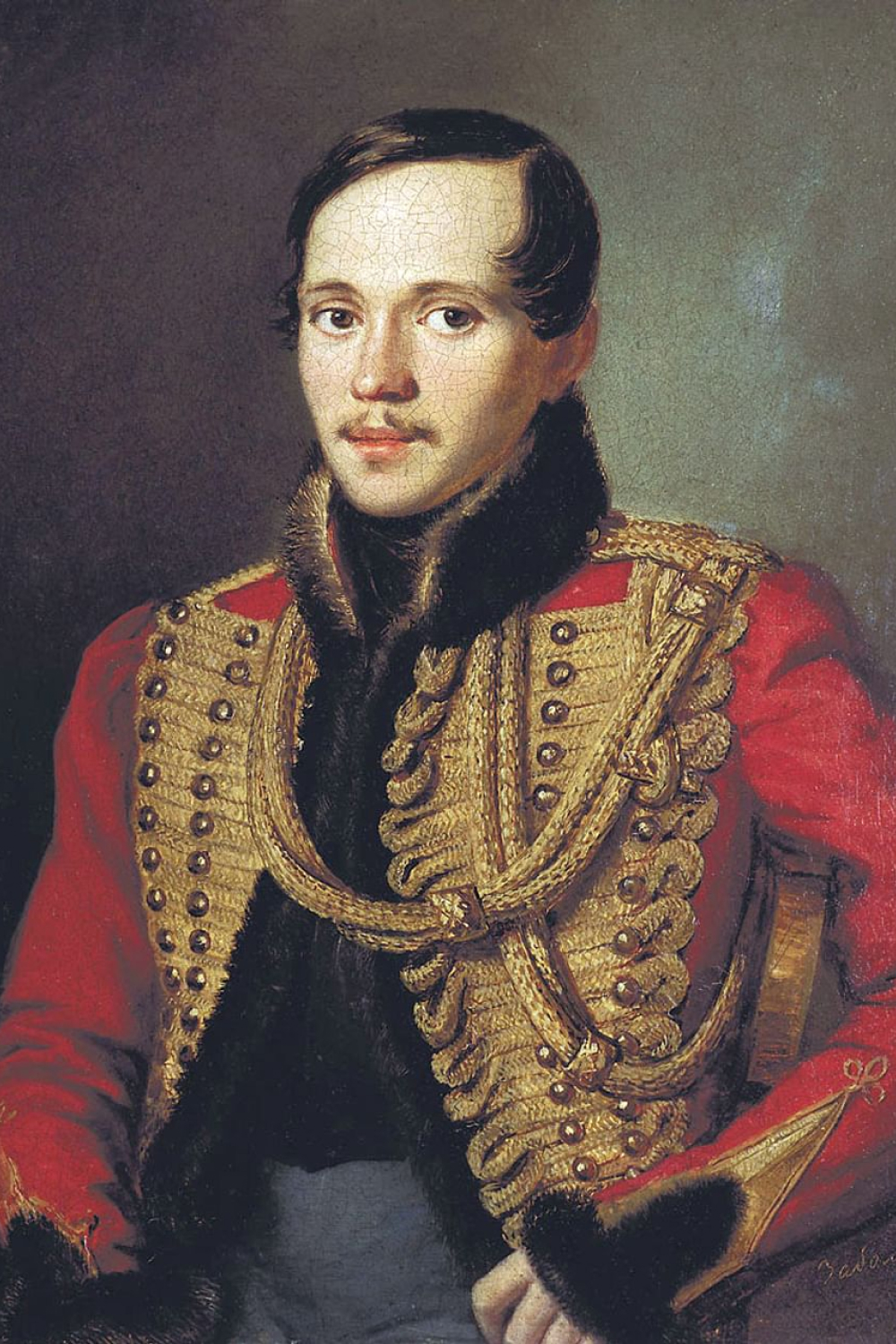 П. Е. Заболотский, портрет Михаила Лермонтова (1837)